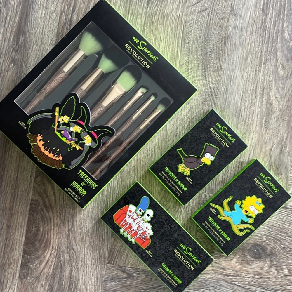 New revolution treehouse of horrors The Simpsons makeup bundle